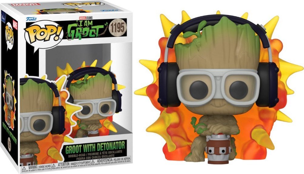 Figurka Funko Pop funko pop! i am groot 1195 - groot with detonator