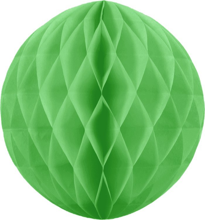 PartyPal Kula bibułowa zielona 20 cm one size