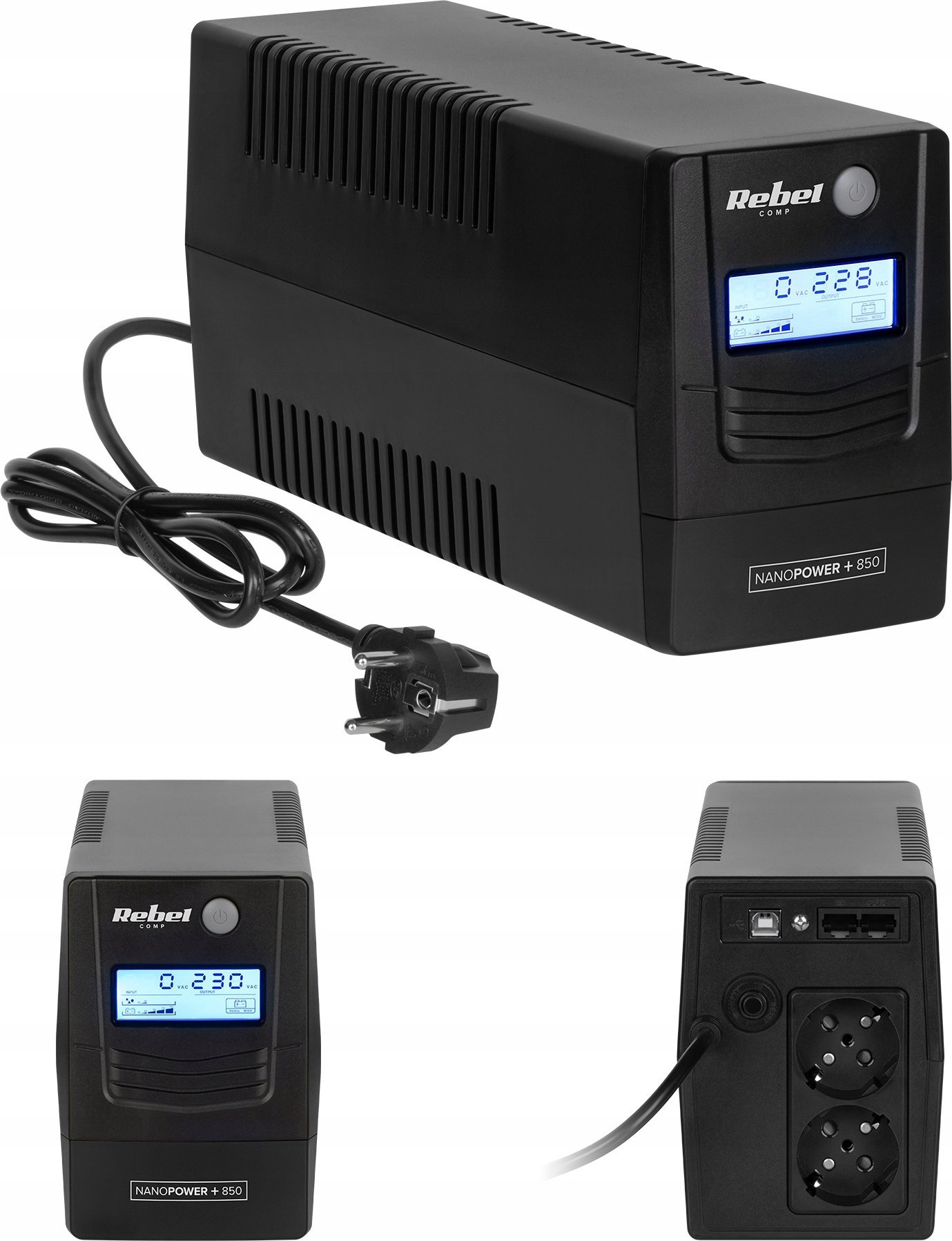 UPS Rebel Nanopower Plus 850VA (RB-4024)