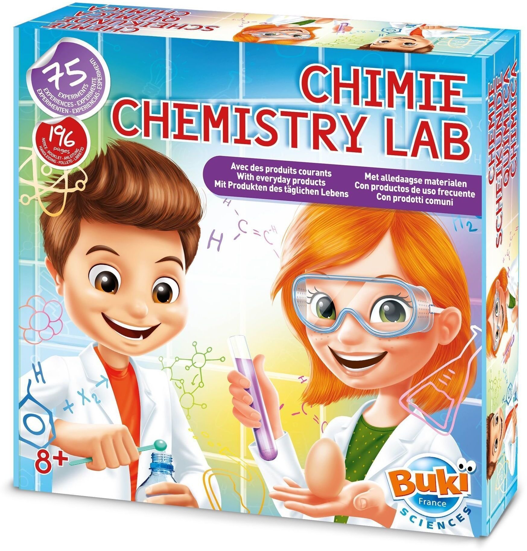 Buki Chimie Chemistry Lab, Experiment kit, Biology, 8 yr(s), Multicolour