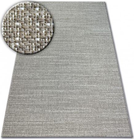 Dywany Łuszczów DYWAN SZNURKOWY SIZAL FLOORLUX 20389 taupe / champagne MELANŻ, 120x170 cm