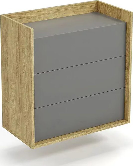 Elior Komoda modułowa hikora + szary przykurzony - Horizonte 4X