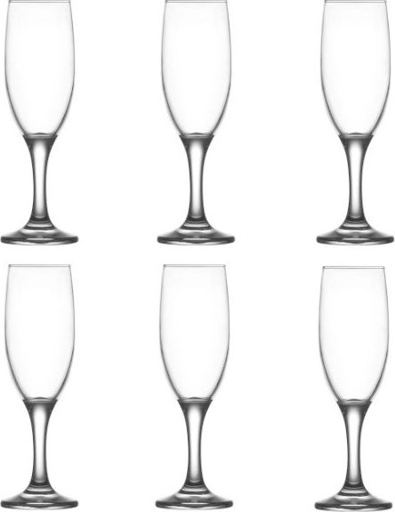 Komplet Kieliszków do Szampana 6szt 190ml Misket LAV uniwersalny
