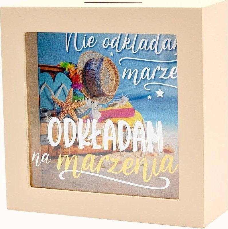 KUKARTKA Skarbonka na marzenia plaża
