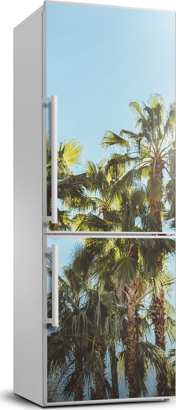 Tulup Naklejka samoprzylepna na lodówkę 70x190 cm Krajobrazy Palmy