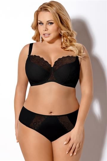 Gorsenia Biustonosz Blanca K357 Czarny - 65 G