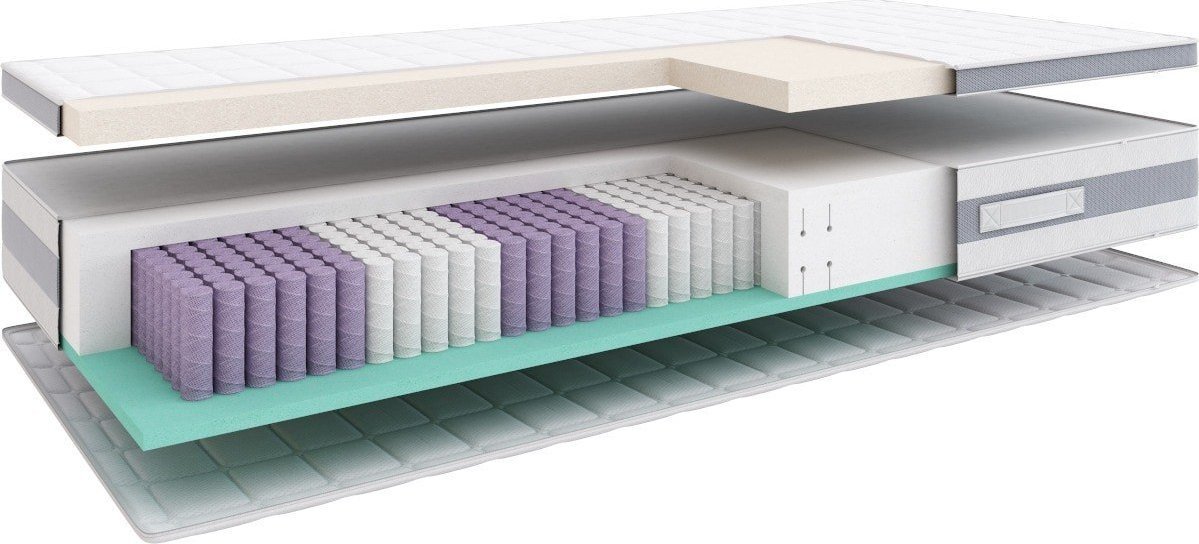 SleepMed Materac SleepMed Premium Hybrid PLUS piankowy 100x200