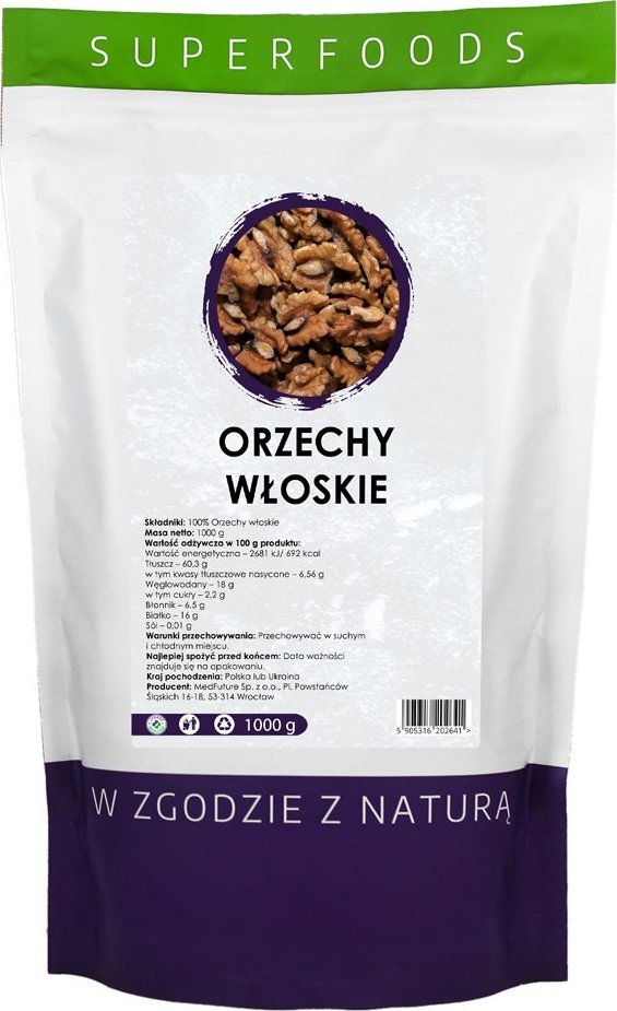 MedFuture Włoskie orzechy łuskane 1 kg - Medfuture || Oficjalny sklep MedFuture