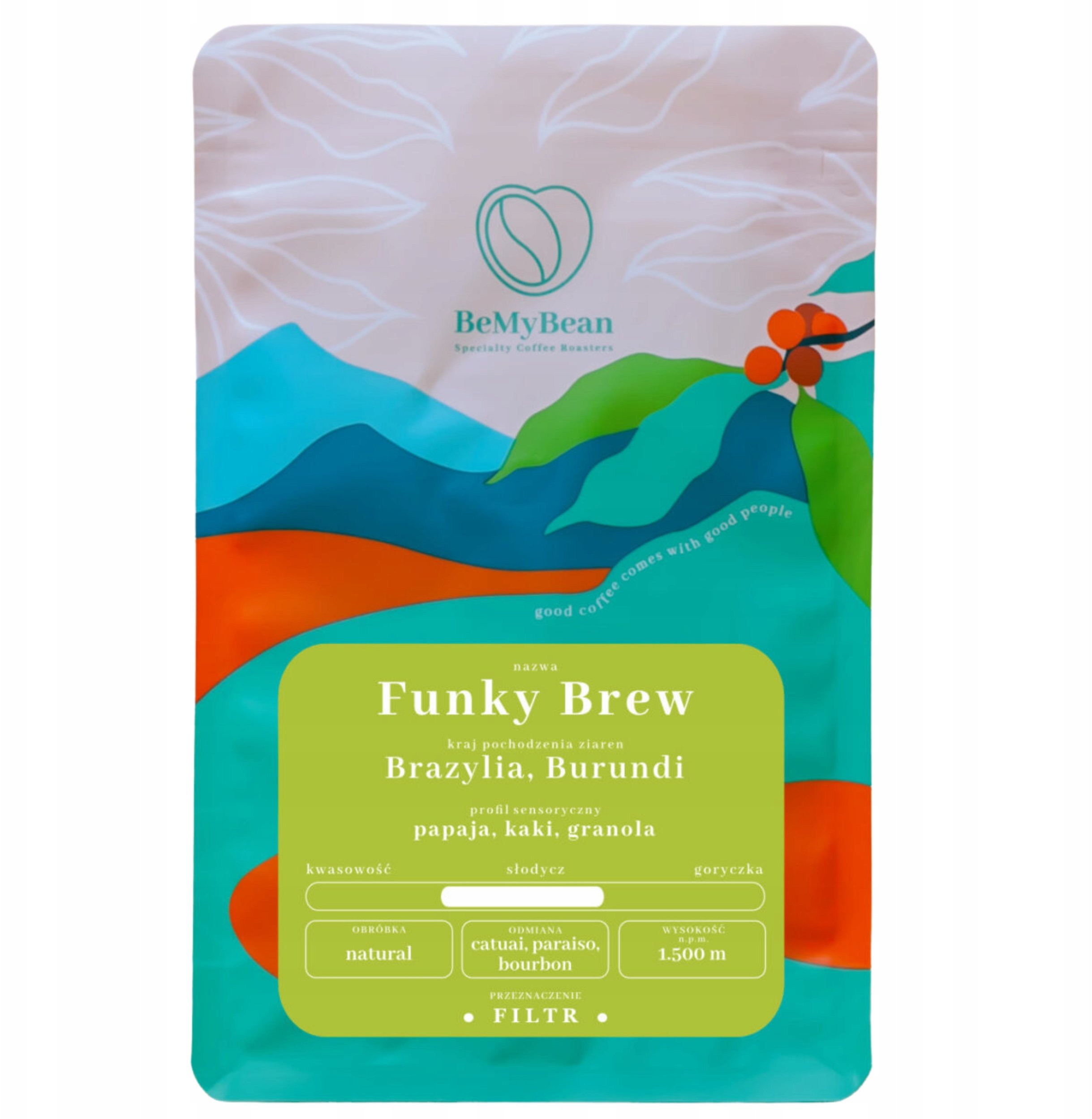 Kawa ziarnista BeMyBean Funky Brew 1 kg