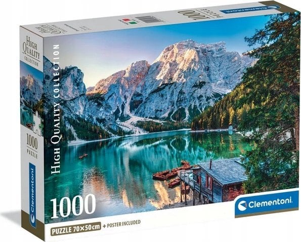 Clementoni Puzzle Compact Emerald Lake Braies 1000 elementów (39934)