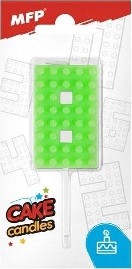 MFP paper świeczka do tortu nr 8 zielona 8800105