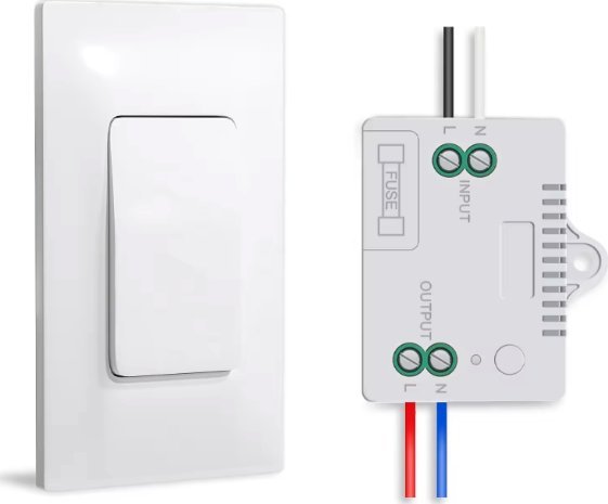 Spreest BEZBATERYJNY BEZPRZEWODOWY WŁĄCZNIK WYŁĄCZNIK ŚWIATŁA ŚCIENNY ODBIORNIK