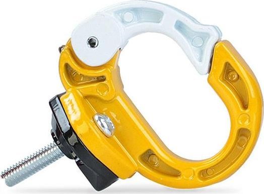 Hulajnoga elektryczna INOPARTS Zamykany metalowy hak na zakupy do Xiaomi M365 / PRO / PRO 2 / 1S / Essential - ŻÓŁTY+BIAŁY