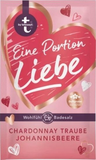 Tetesept (DE) Tetesep, Eine Portion liebe, Sól do kąpieli, 60g (PRODUKT Z NIEMIEC)