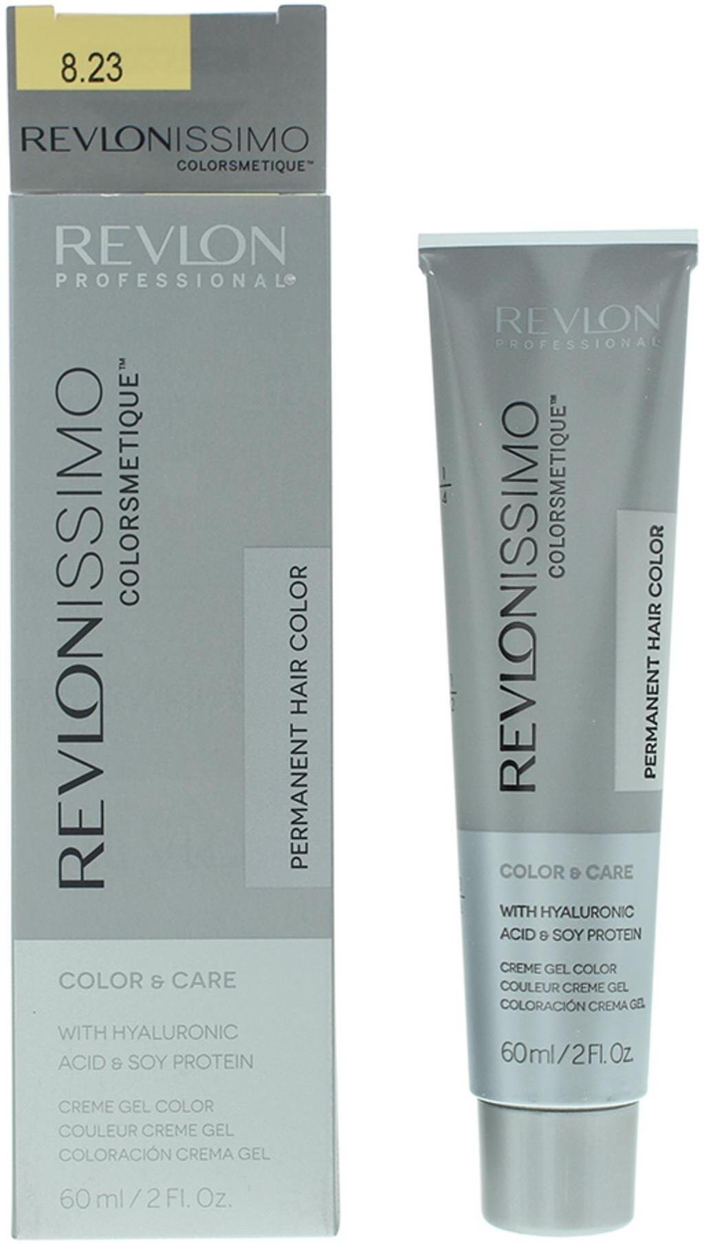 Revlon, Revlonissimo Colorsmetique, Permanent Hair Dye, 8.23 Light Pearly Beige Blonde, 60 ml For Women