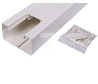 Kontakt-Simon Connect Kanał jednokomorowy Cabloplus PVC 90x55mm czysta biel TK12081/9