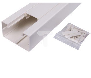 Kontakt-Simon Connect Kanał jednokomorowy Cabloplus PVC 90x55mm czysta biel TK12081/9