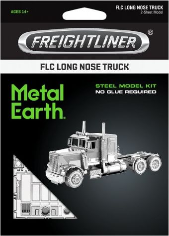 Metal Earth Metal Earth Freightliner FLC Long Nose Truck Metalowy model do składania