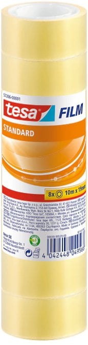 tesafilm Standard 8 Rollen 10m x 19mm