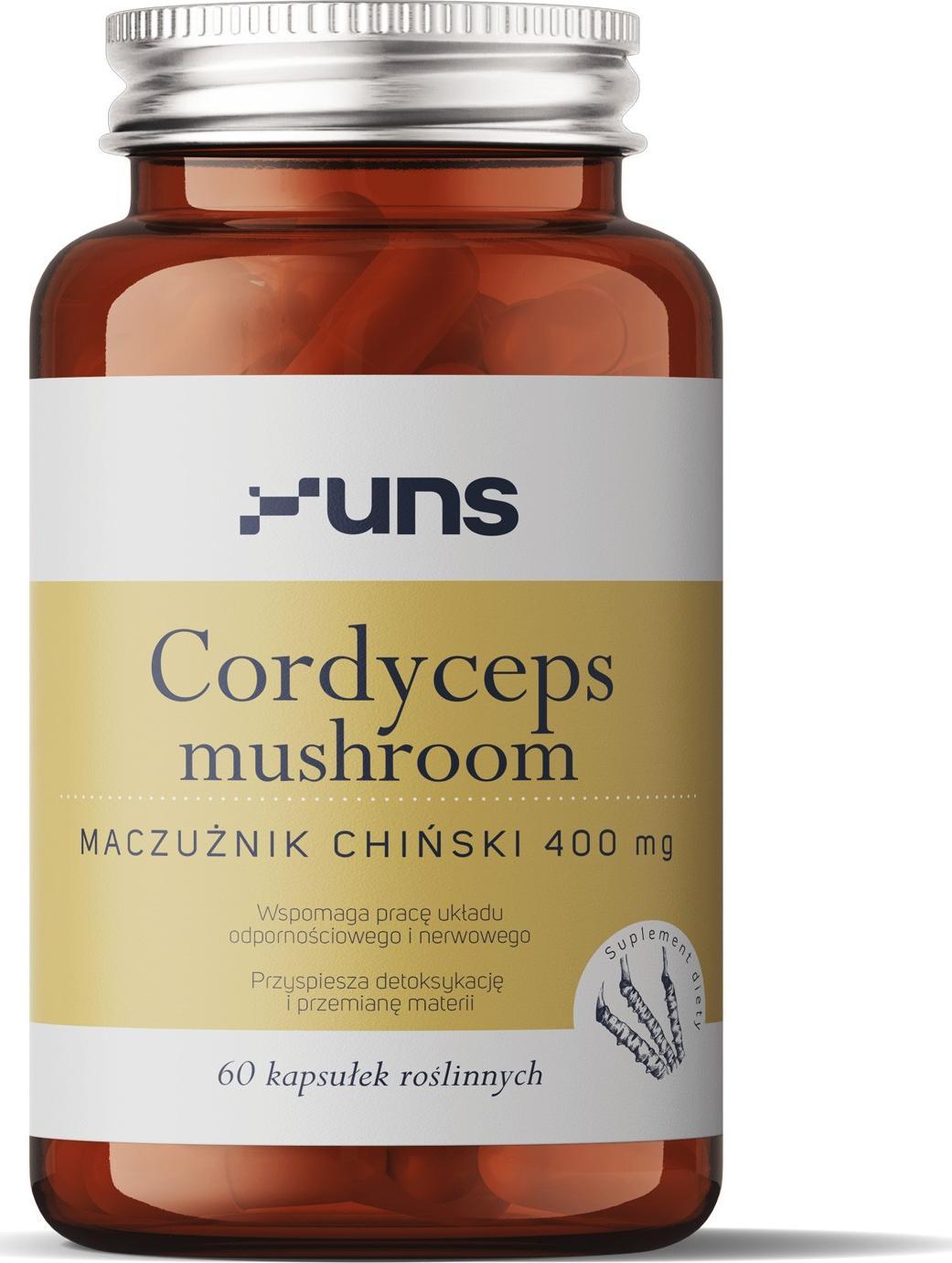 UNS CORDYCEPS MUSHROOM 60 vege kaps.