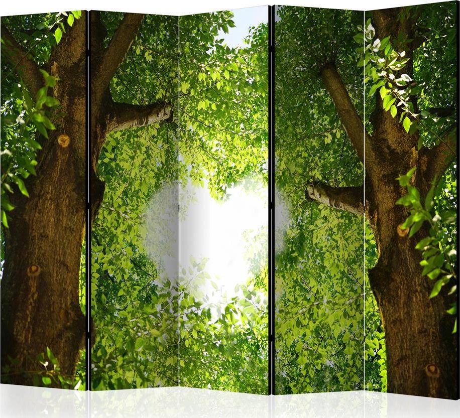 Artgeist Parawan 5-częściowy - Miłosny prześwit II [Room Dividers] uniwersalny