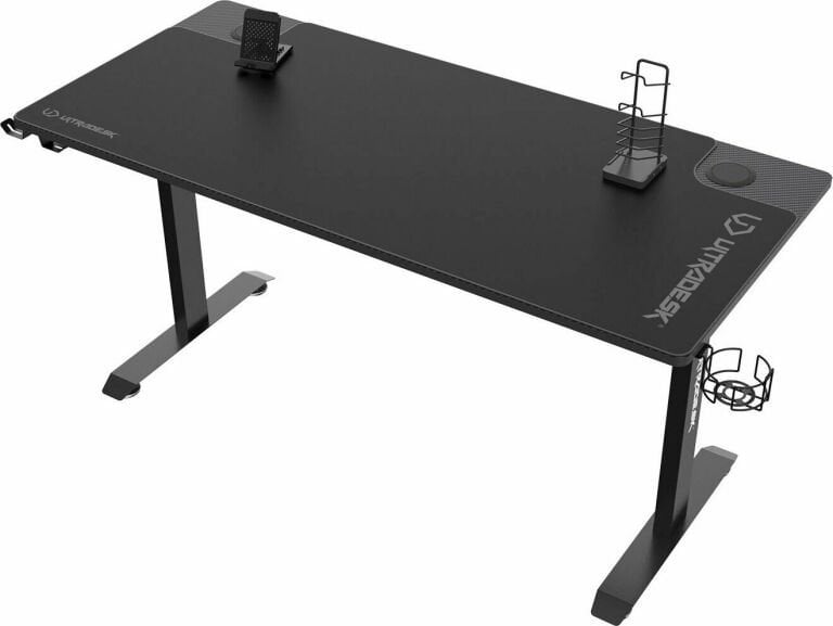 Biurko Ultradesk Momentum Czarne 152 cmx70 cm