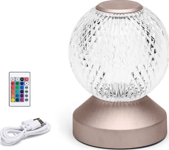 Lampa stołowa Aigostar Ambientowa lampa stołowa 1W RGB Ambientowa lampa stołowa 1W RGB