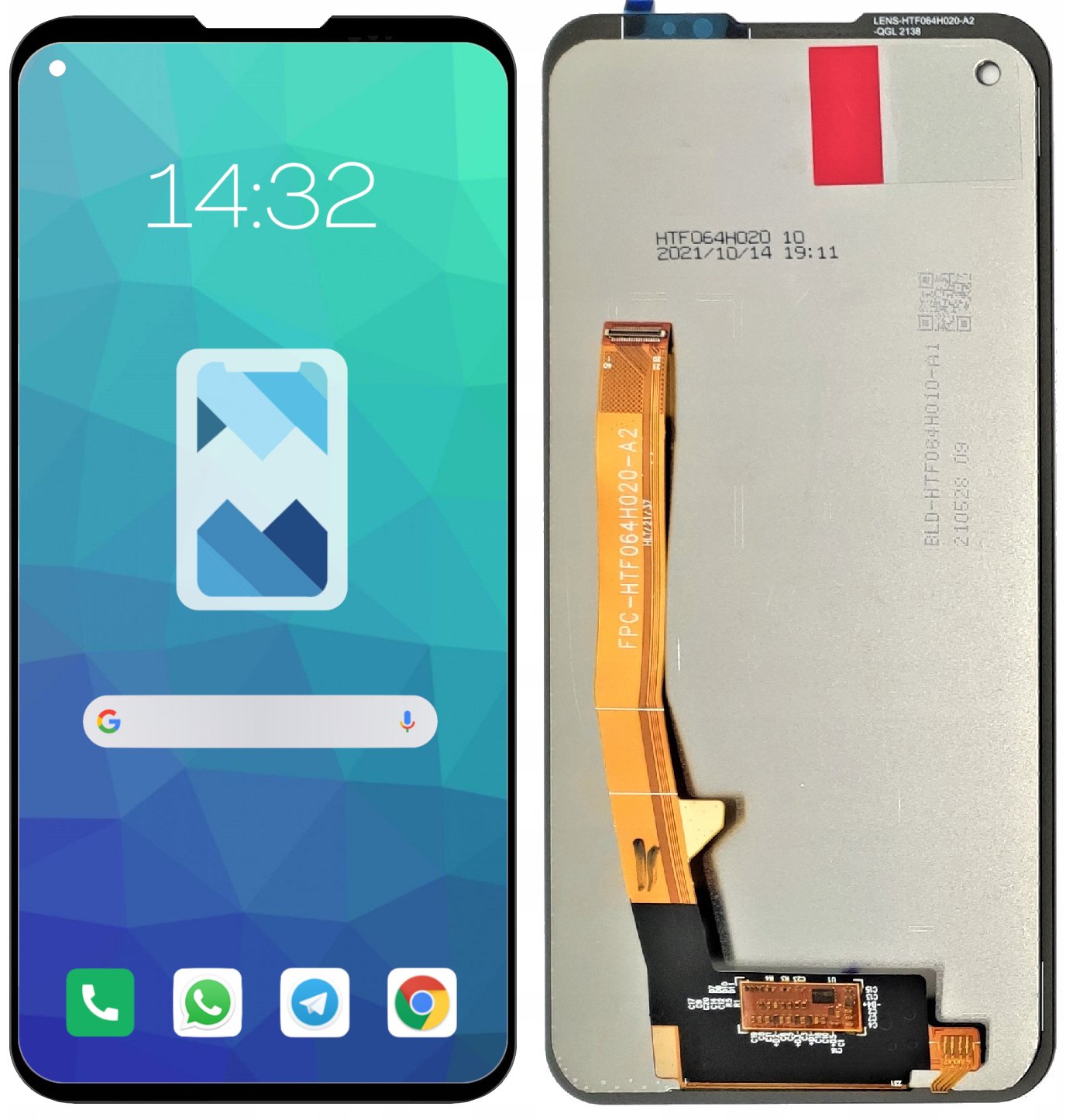 Wyświetlacz LCD Ekran Szybka Dotyk do DooGee V10 5G