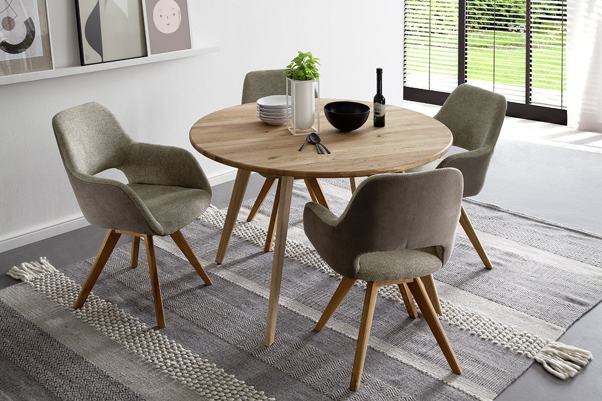 MCA Meble Stół okrągły PELLARO dąb 120