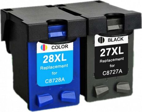 Tusz HP 2x Tusz Do HP 27 28 18ml Black/Color