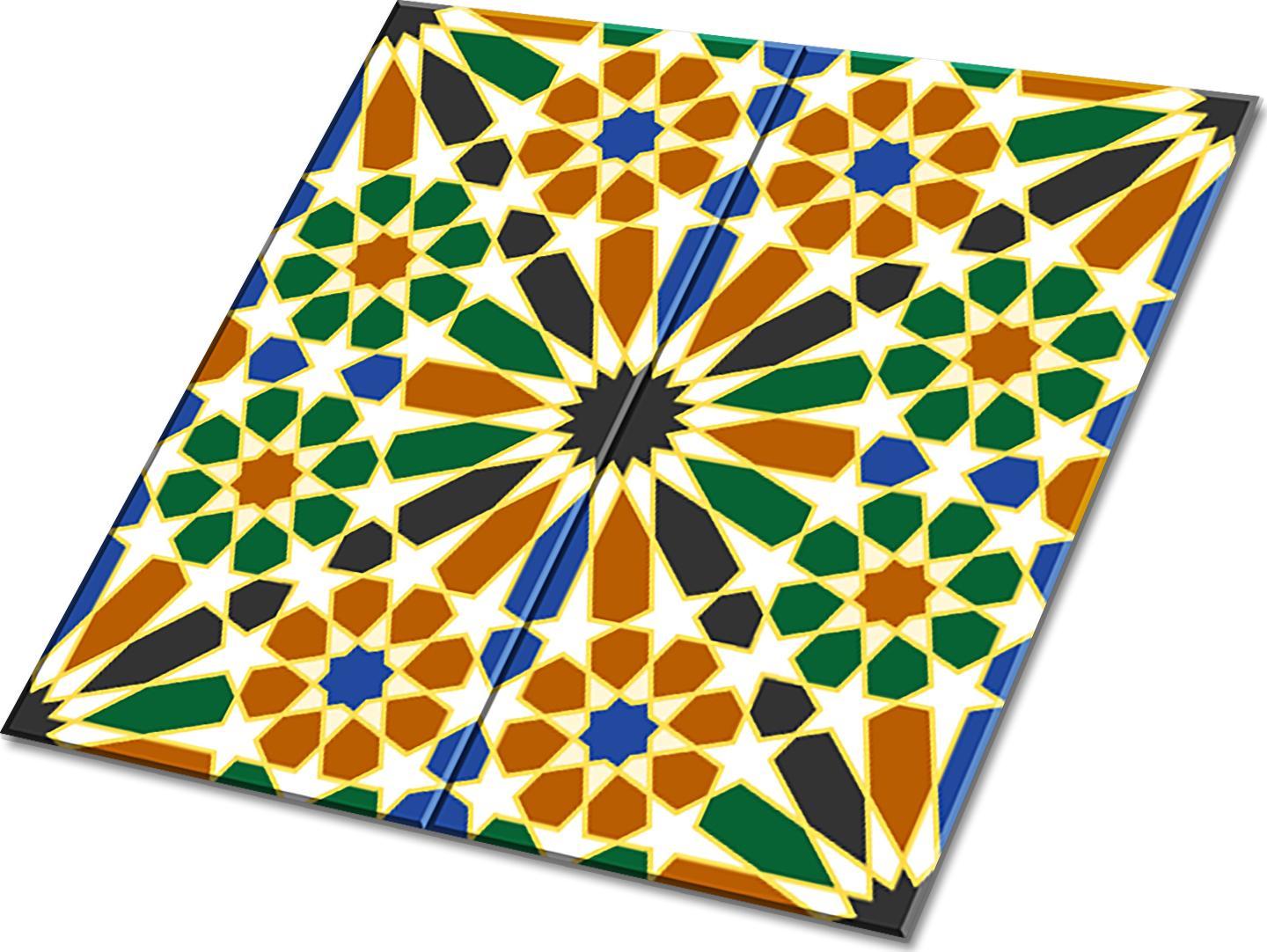 Dywanomat Panel PCV winyl samoprzylepny 30x30 Kubański wzór