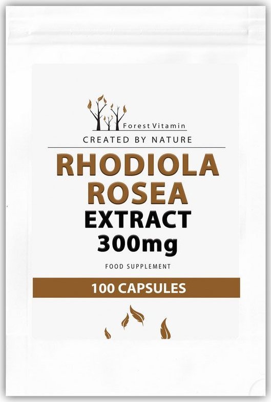 FOREST Vitamin FOREST VITAMIN Rhodiola Rosea Extract 300mg 100caps