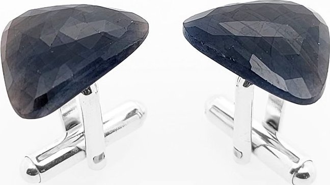 Manufakturaspinek Szafir niebieski (S745A) Srebrne [925]