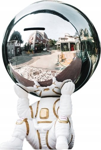 Skarbonka Dekoracja Astronauta Siedzący