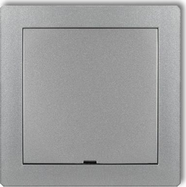 Karlik Ramka pośrednia z zaślepką srebrny metalik (7DRPZ)