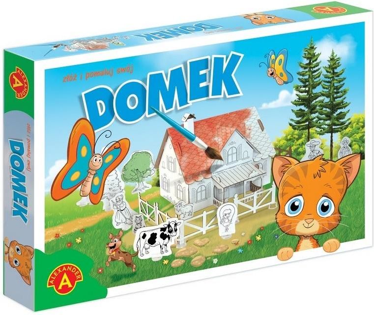 Alexander Domek do malowania z kotkiem