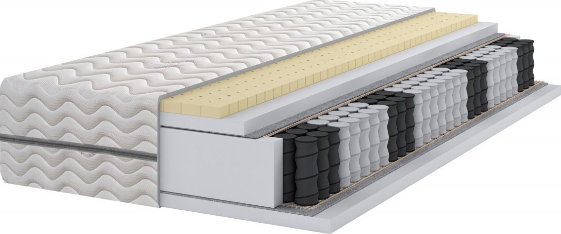 e-goodnight Materac Pocket 7 stref Lateks Q H2/H3 150x200 19 cm () - 1273_6_54_71
