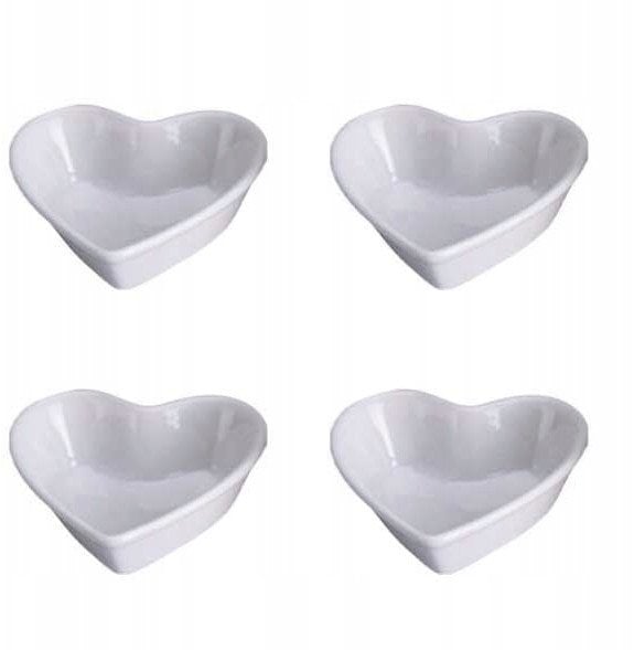 Miseczki na przekąski z porcelany, 4 szt.