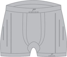 Fuse Bokserki męskie Staycool Megalight 140 srebrne r. XL (FSE-11-1006-8-3-0006)