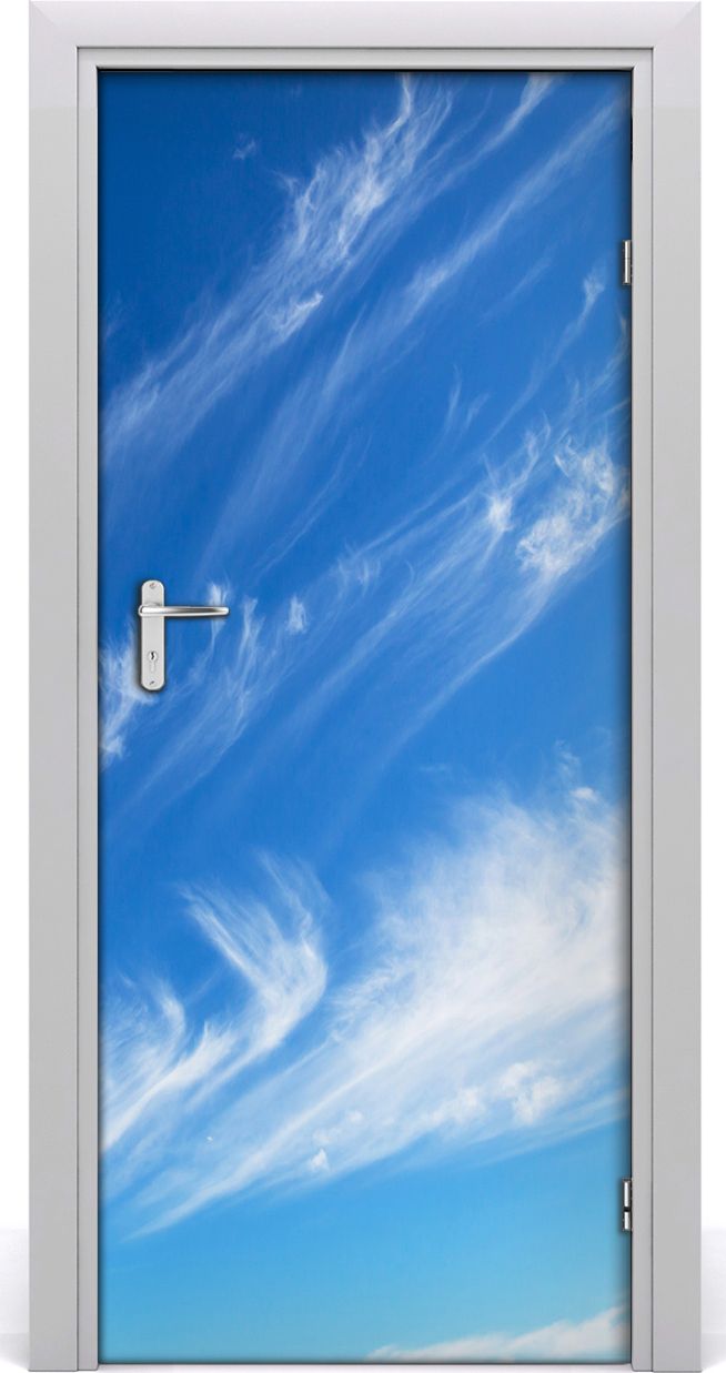 Tulup Fototapeta samoprzylepna na drzwi 85 x 205 cm Chmury na niebie