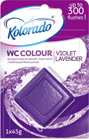 Kolorado Kostka barwiąca do spłuczki kolorado Fioletowy 45g uniwersalny