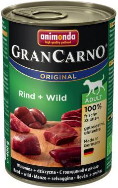 Animonda GranCarno Original Adult Wołowina i dziczyzna 400g