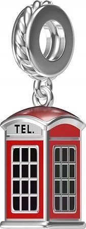 Sfera Damska Zawieszka Srebro 925 Charms Budka Telefoniczna