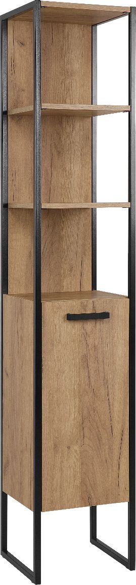 Comad Szafka łazienkowa BROOKLIN 800 dąb craft złoty słupek COMAD