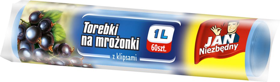 JAN Niezbędny Torebki na mrożonki 1L 60 szt (8571006525)