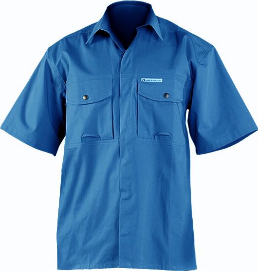 Leber&Hollman Lh-Shif Koszula Robocza Bawełna Short Blue _M