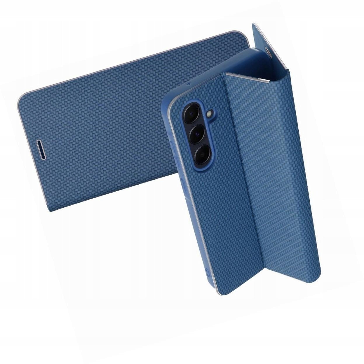 Kabura LUNA Book Carbon do XIAOMI 14T Pro niebieski