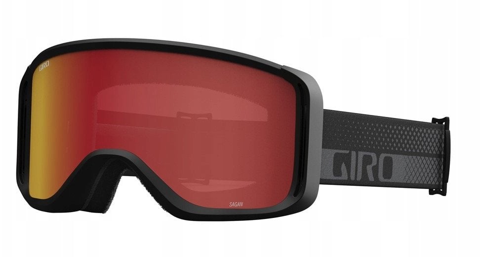 Gogle zimowe GIRO SAGEN BLACK GREY FLOW (szyba AMBER SCARLET 19-42% S2) (NEW 2024/2025)