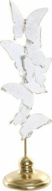 DKD Home Decor Figurka Dekoracyjna DKD Home Decor Biały Żywica Motyl (10 x 10 x 34 cm)