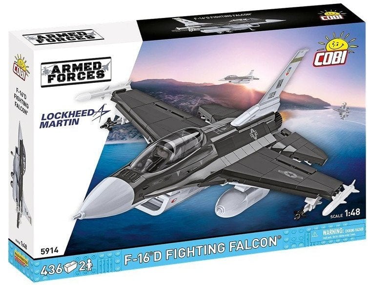 Klocki F-16D Fighting Falcon 436 elementow Cobi Klocki